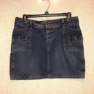 Jean denim mini skirt size 9